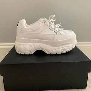 Naked Wolfe Sporty White Vegan Sneaker